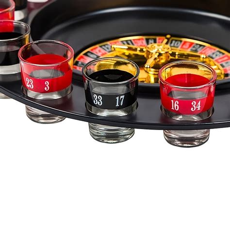Shot Glass Roulette Drinking Game Set Glasses Beer Game 2 .